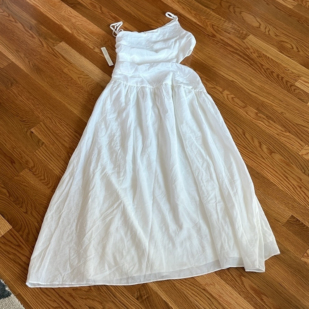 Anthropologie x Moon River Asymmetrical Cutout Dress Size Medium NWT - Picture 5 of 16